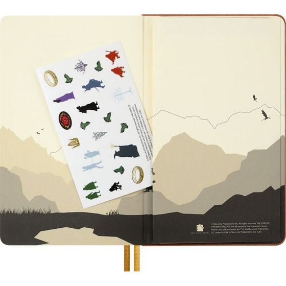 Premium Gift Box Moleskine x The Lord of the Rings με Σημειωματάριο, Στυλό και 2 Pins image 3