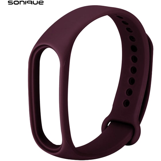Λουράκι Sonique Color για Xiaomi Mi Smart Band 5/Mi Smart Band 6 - Μπορντό image 0
