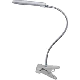 Φωτιστικό Γραφείου Aca Decor Baz LED 4000K Μεταλλικό με Κλιπ 7.5x16x43.5 cm - Γκρι/Λευκό