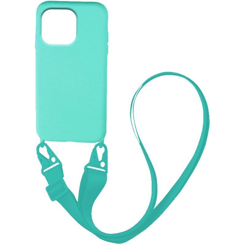 Θήκη Apple iPhone 13 Pro - My Colors Carryhang Liquid Silicone - Γαλάζιο