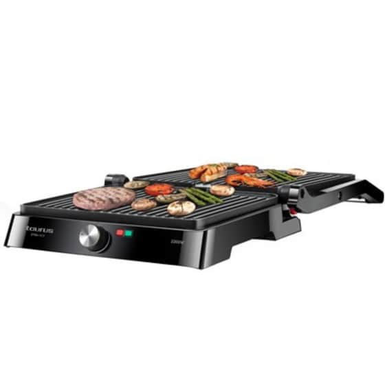 TAURUS ETNA INOX 2200 W Μαύρο/Ασημί Ψηστιέρα-Γκριλιέρα image 2
