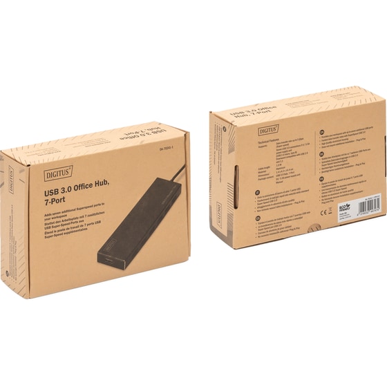 Digitus DA-70241-1 USB Hub 7-Port USB 3.0 συμβατό με USB-A image 7
