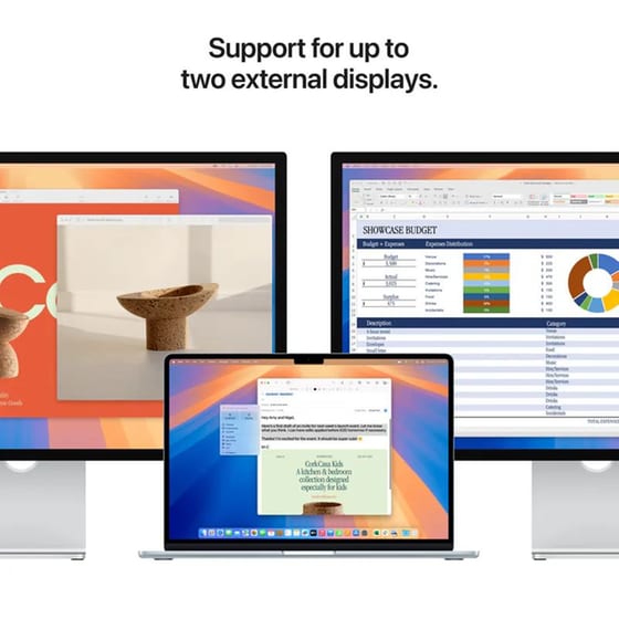 Apple MacBook Air with M4 Chip 15.3"QHD (Apple M4/16GB/256GB SSD/MacOS) Sky Blue image 7