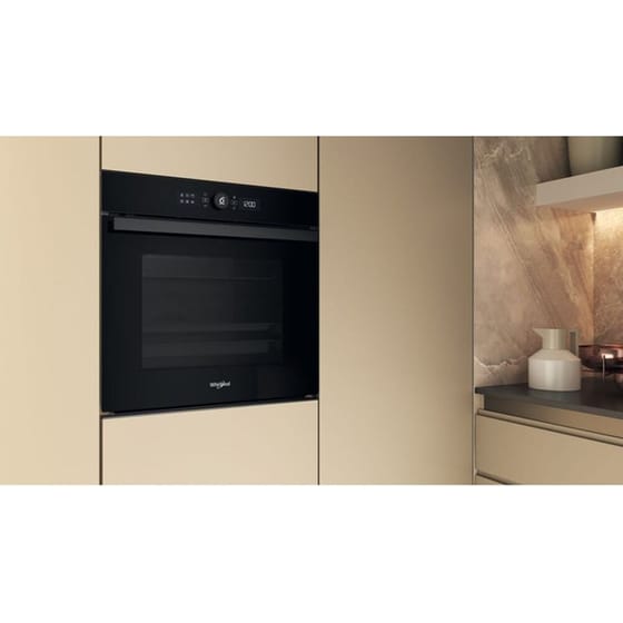 WHIRLPOOL WOI4S8PM2SBA 73 Lt Μαύρο Εντοιχιζόμενος Φούρνος Άνω Πάγκου image 4