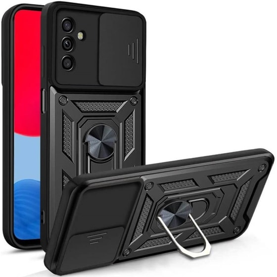 Θήκη Samsung Galaxy A25 - Bodycell Armor Slide Ring Holder - Black image 0