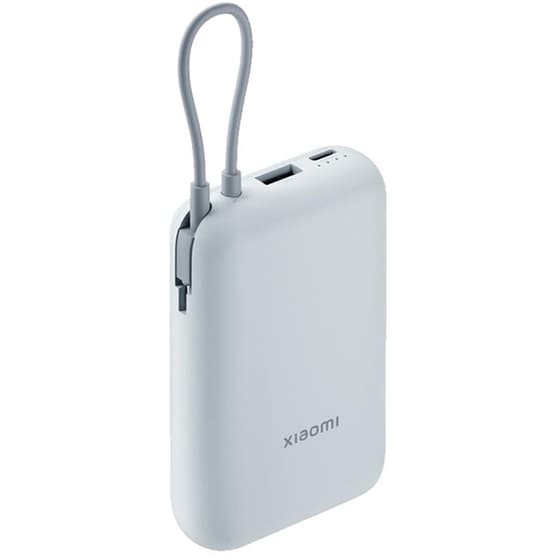 Powerbank Xiaomi με Ενσωματωμένο Καλώδιο 10.000mAh 22.5W - Ice Blue image 1