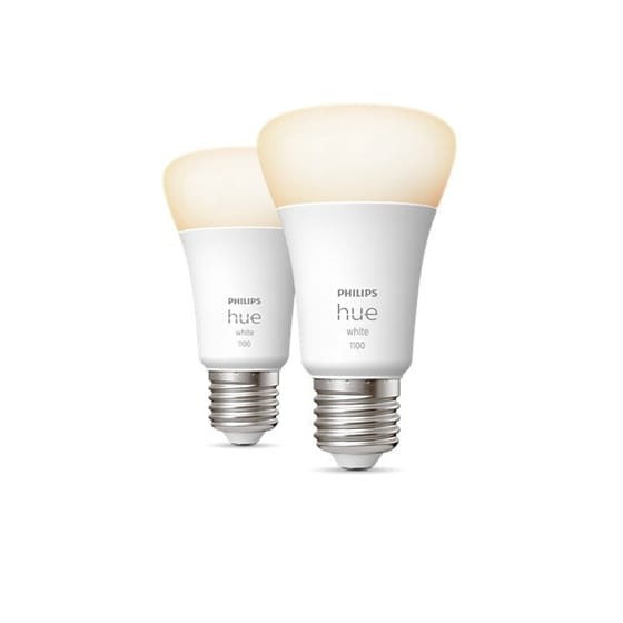 Έξυπνη Λάμπα Philips Hue E27 2 Τμχ - Θερμό Λευκό image 0