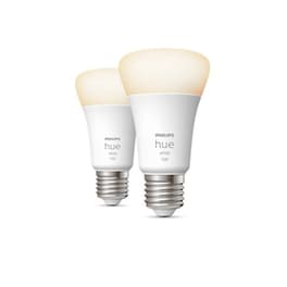 Έξυπνη Λάμπα Philips Hue E27 2 Τμχ - Θερμό Λευκό