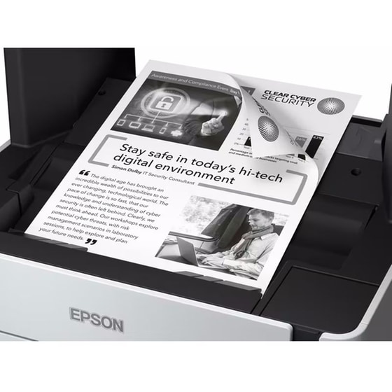 Epson EcoTank M2170 Ασπρόμαυρο Πολυμηχάνημα Inkjet A4 με WiFI, Ethernet, Duplex Print (C11CH43402) image 4