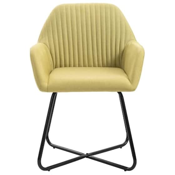 Vidaxl Καρέκλες Τραπεζαρίας 2 Τεμ. Πράσινες Υφασμάτινες image 4