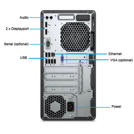 Refurbished Desktop HP 600 G5 SFF (Intel Core i5-9400/8GB/256GB SSD/HD Graphics 630/Win11Home) | Grade A image 1