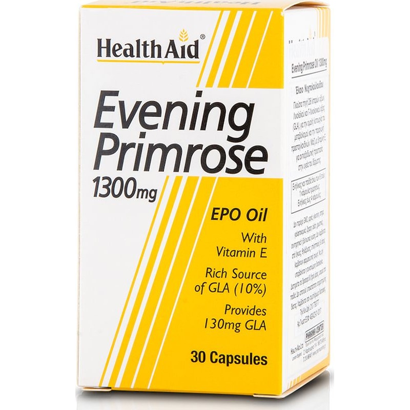 HEALTH AID Λιπαρά Οξέα Health Aid Evening Primrose 1300mg - 30 κάψουλες