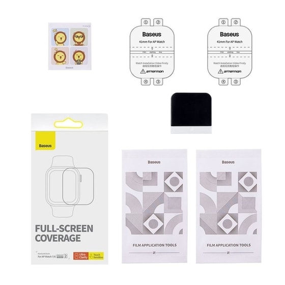 Προστασία Οθόνης Baseus NanoCrystal για Apple Watch 41mm - Transparent image 3