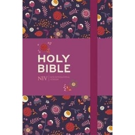 NIV Pocket Floral Notebook Bible