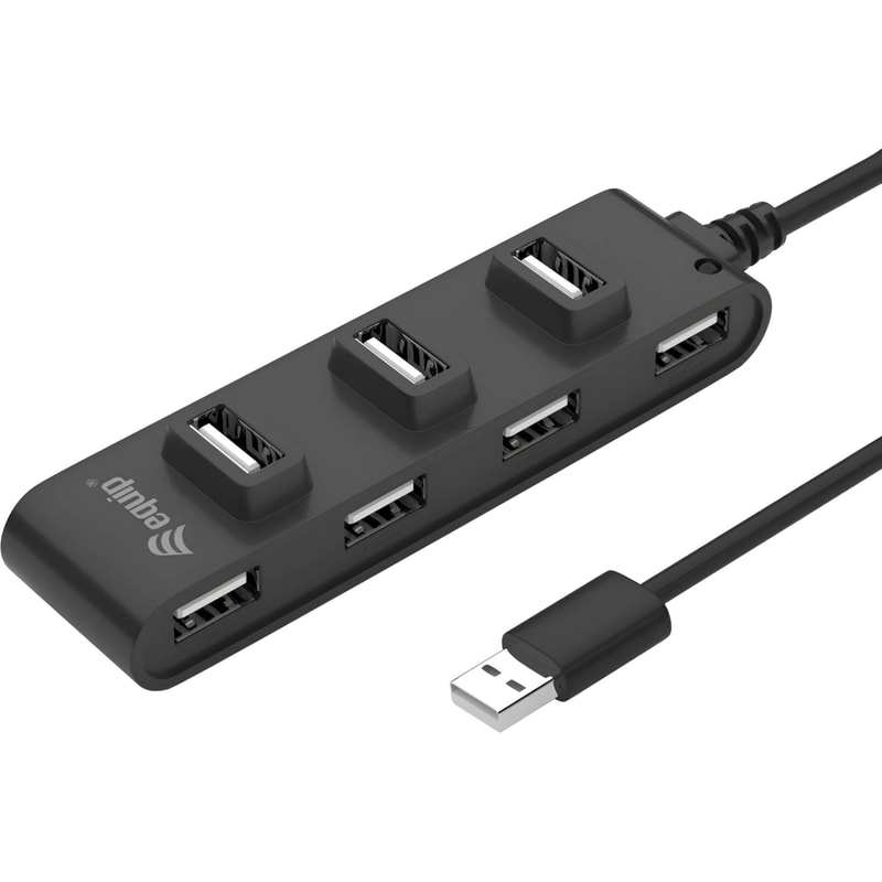 EQUIP Equip 128957 USB Hub 7-Port USB 2.0 συμβατό με USB-A