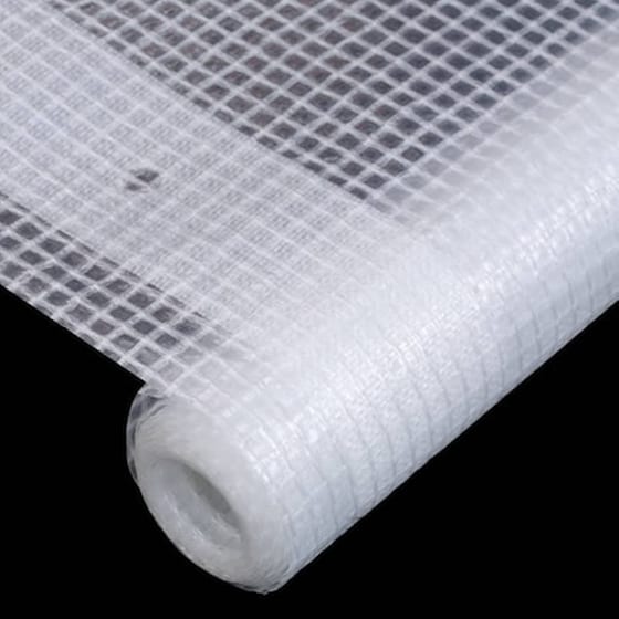 Vidaxl Μουσαμάδες Με Ύφανση Leno 2 Τεμ. Λευκοί 3 X 4 Μ. 260 Γρ./μ² image 4