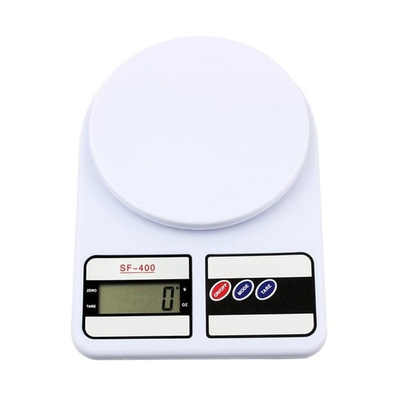 ARIA TRADE 1g/5kg Λευκή Ψηφιακή Ζυγαριά Κουζίνας image 0