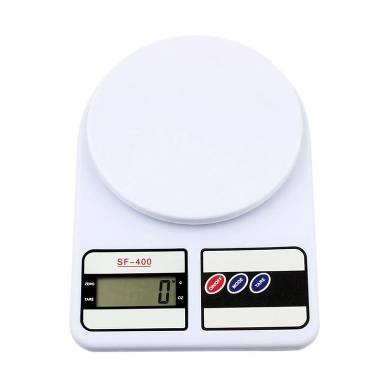 ARIA TRADE 1g/5kg Λευκή Ψηφιακή Ζυγαριά Κουζίνας