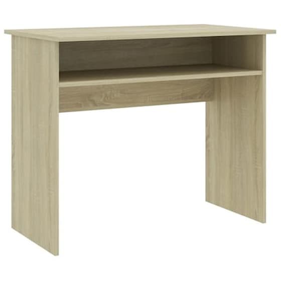 Γραφείο Μελέτης VidaXL από Μοριοσανίδα 90x50x74cm - Sonoma/Μπεζ image 2