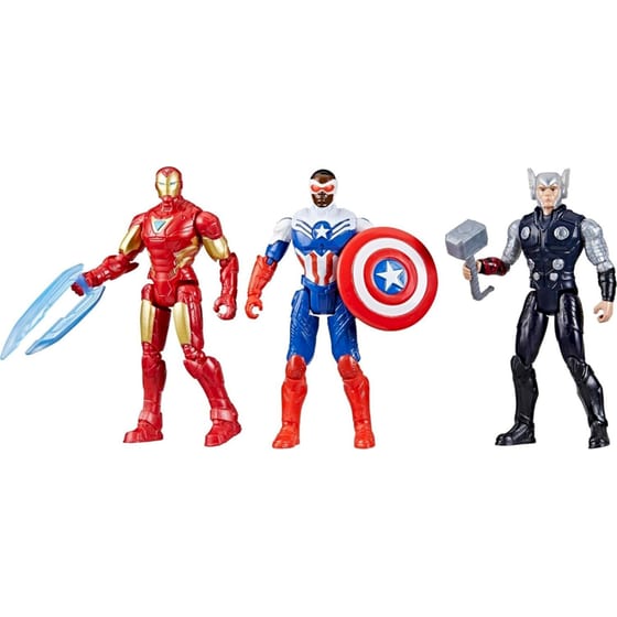 Hasbro Φιγούρες Marvel Avengers με Αξεσουάρ 3 Τμχ (10cm) image 1