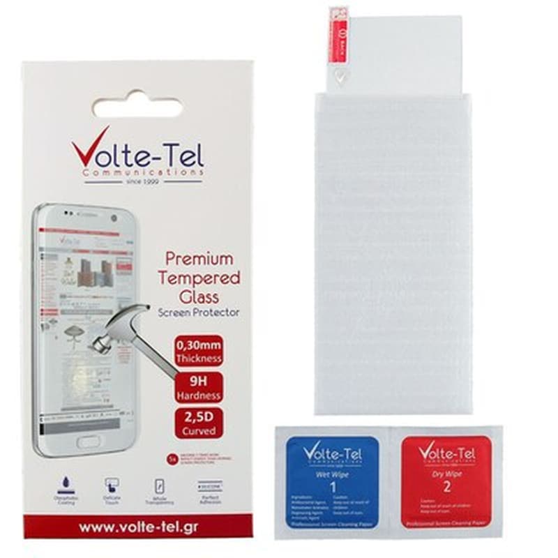 Προστατευτικό οθόνης Huawei Y6 II - Volte-tel Tempered Glass 9H 0.3mm 2.5D Full Glue
