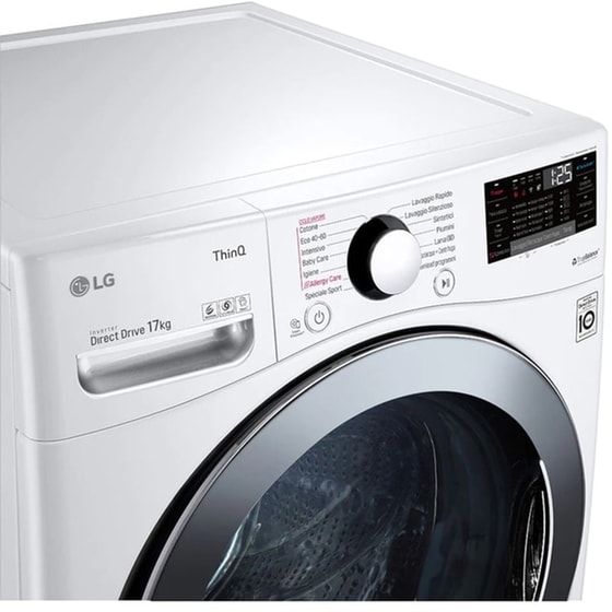 LG F1P1CY2W 17 kg 1.100 Στροφές Λευκό με Wi-Fi Πλυντήριο Ρούχων image 4