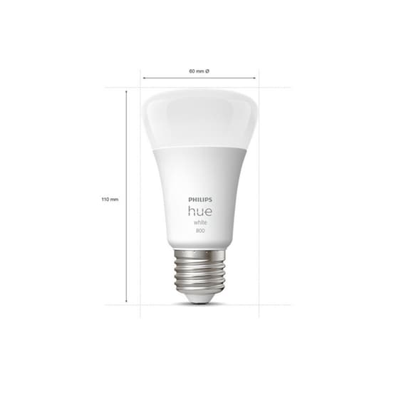 Έξυπνη Λάμπα Philips Hue E27 Λευκό 4 Τεμαχίων image 1