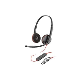 HP Poly Blackwire 3220 Stereo Ενσύρματα Ακουστικά Κεφαλής- Black