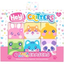 Σετ Γόμες Ooly Hey Critters Rainbow Buddy 6 Σχέδια