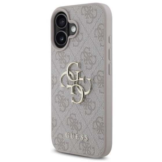Θήκη Apple iphone 16 - Guess 4g Pu Big Logo - Ροζ image 4
