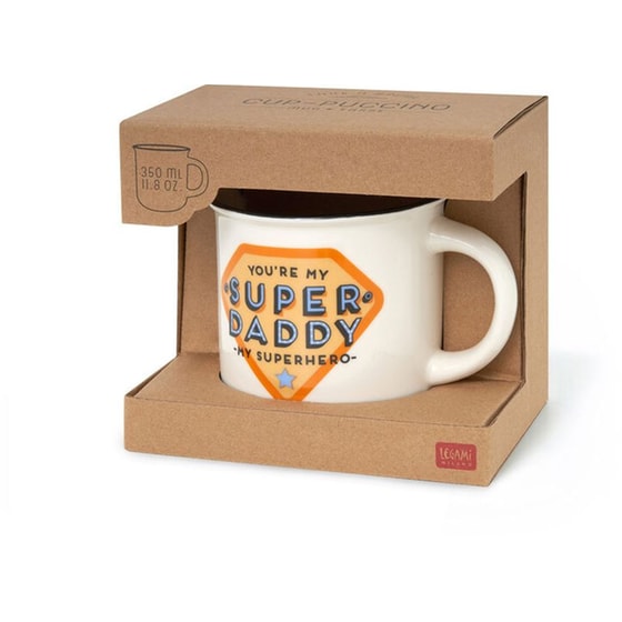 Κούπα Legami Buongiorno Super Daddy Superhero Πορσελάνινη 350 ml - Λευκό image 2