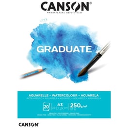 Μπλοκ Canson Graduate Watercolour Α3 250gr
