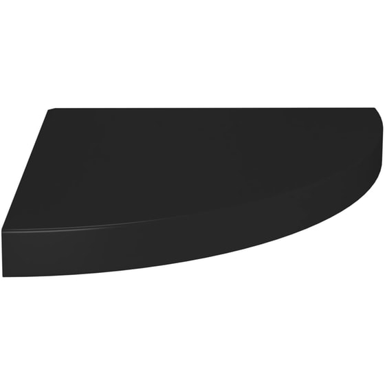 Ράφια Τοίχου VidaXL από Κυψελωτό MDF 35x35 cm 2 Τμχ - Μαύρο image 1
