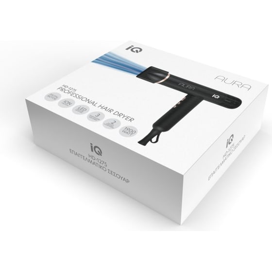 Σεσουάρ Μαλλιών IQ HD-1275 1900 W Μαύρο image 1