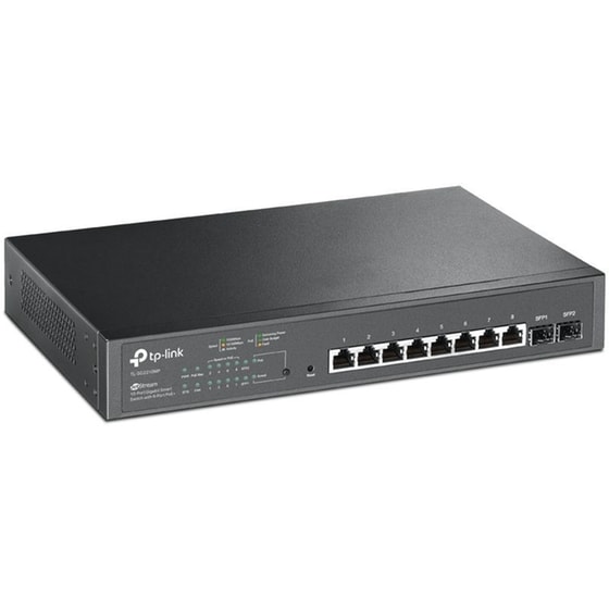 TP-Link TL-SG2210MP JetStream Network Switch L2/L3/L4 PoE+ με 8 θύρες image 1