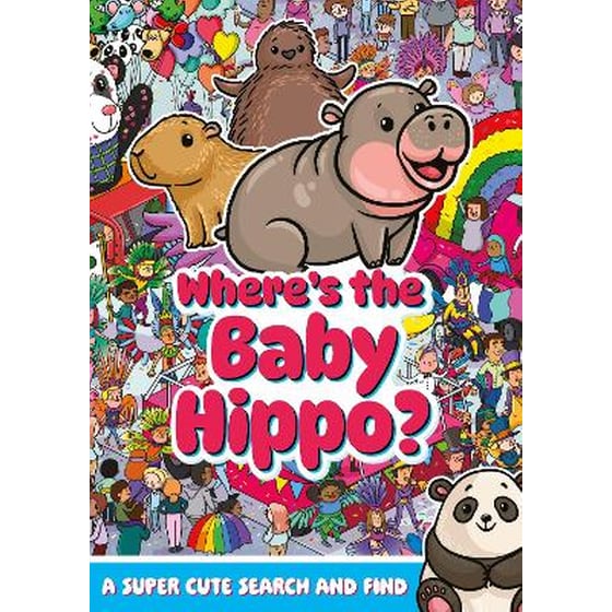 Where's the Baby Hippo? A super cute search and find image 0