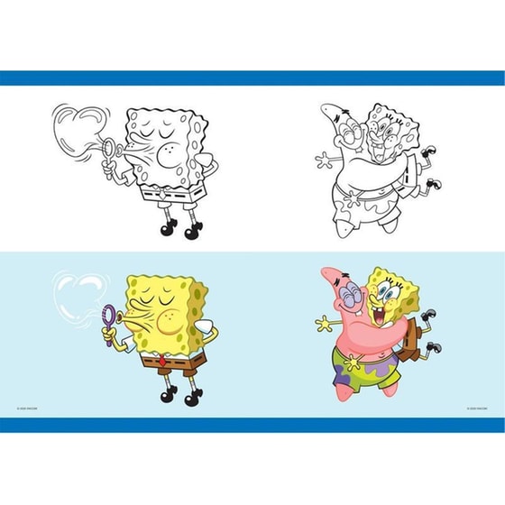 Τετράδιο Καρφίτσα Διακάκης Spongebob 17x25cm (1 Τεμάχιο) image 1