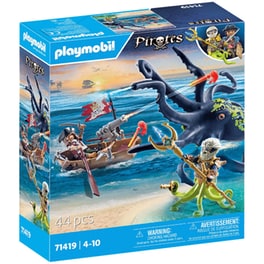 PLAYMOBIL® Pirates Μάχη με το Γιγάντιο Χταπόδι (71419)