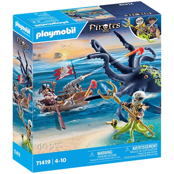 PLAYMOBIL® Pirates Μάχη με το Γιγάντιο Χταπόδι (71419) image 0