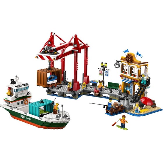 LEGO® City Seaside Harbor with Cargo Ship (60422) image 2