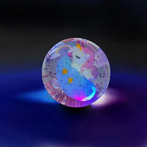 Μπαλάκι Bouncy Legami Φωτιζόμενο Unicorn image 2