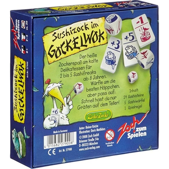 Επιτραπέζιο Παιχνίδι Zoch Zum Spielen Sushizock Im Gockelwok image 2