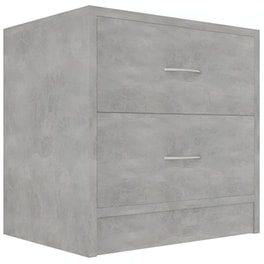 Κομοδίνο Vidaxl Από Μοριοσανίδα 40x30x40 cm - Γκρι Σκυροδέματος