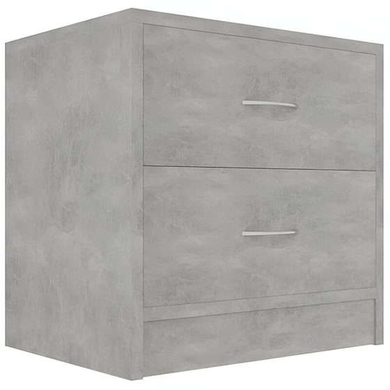 Κομοδίνο Vidaxl Από Μοριοσανίδα 40x30x40 cm - Γκρι Σκυροδέματος image 0