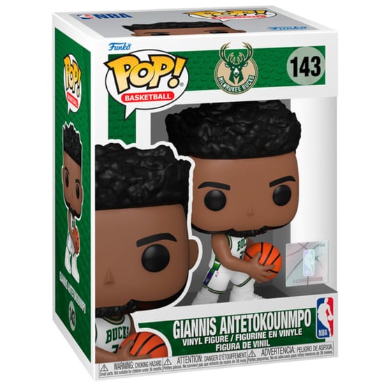 Funko Pop! Basketball: NBA Bucks - Giannis Antetokounmpo #143 image 2
