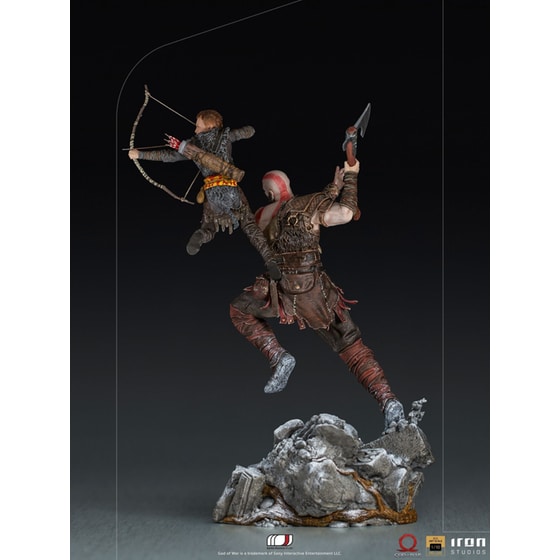 Συλλεκτική Φιγούρα Iron Studios BDS: God of War - Kratos and Atreus Art Scale Statue (1/10) (SOGAME49221-10) image 4