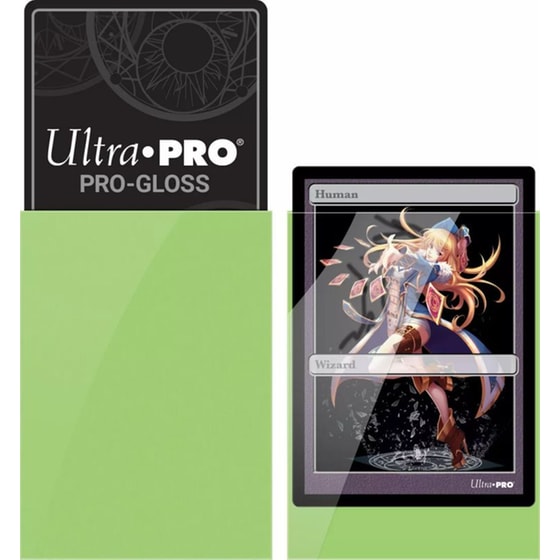 Ultra Pro Small Card Sleeves Lime Green 60 Τμχ image 1