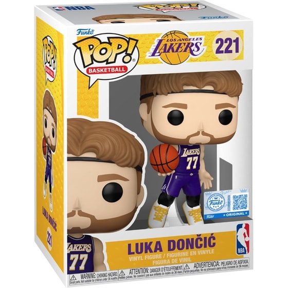 Funko Pop! Basketball: Los Angeles Lakers - Luka Doncic (2025 Statement Edition Uniform) (Special Edition) #221 image 1
