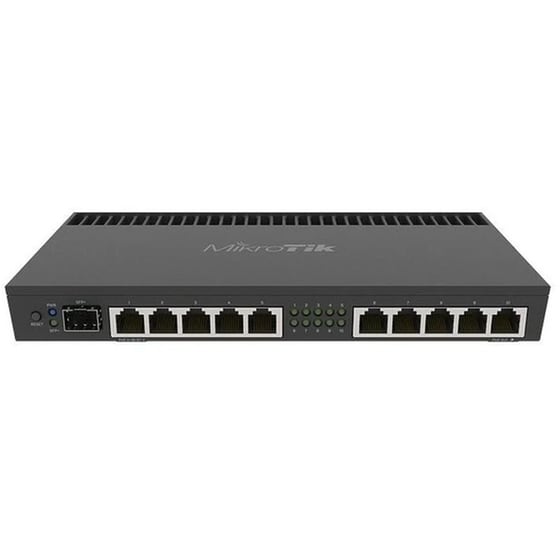 Mikrotik RB4011IGS RM Ασύρματο Router Wi‑Fi με Θύρες Gigabit Ethernet Μαύρο image 0