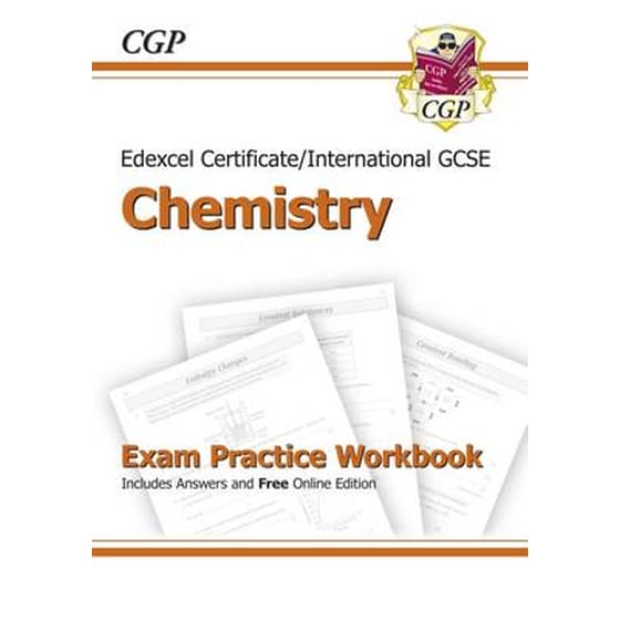Edexcel International GCSE Chemistry Exam Practice Workbook with Answers (A*-G course) image 0